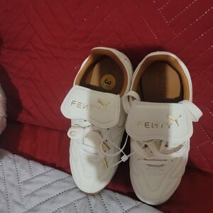 Puma Fenty Kids White Sneakers
